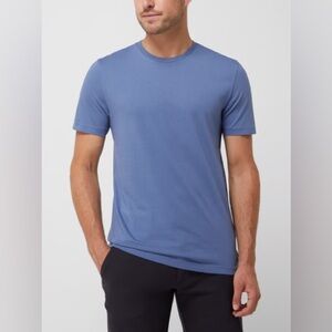 Christian Berg Premium Supima Blue Cotton Tee Men’s 3XL